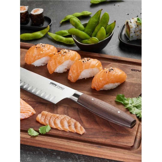 Gefu Μαχαίρι Santoku από Ανοξείδωτο Ατσάλι 18cm