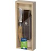 Opinel No.8 Σουγιάς Καφέ σε Δερμάτινη Θήκη