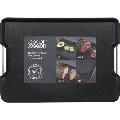 Joseph Joseph Cut&Carve™ Plus Επιφάνεια Κοπής Μαύρη