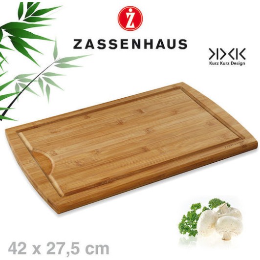 Zassenhaus Επιφάνεια Κοπής από Μπαμπού Καφέ 42x27.5cm