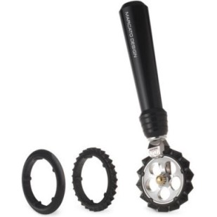 Marcato Pastawheel Ρόδα Ζυμαρικών από Μέταλλο Μαύρη