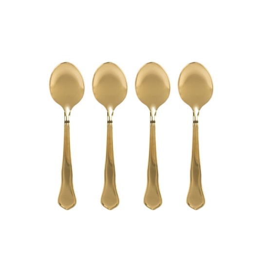 Bialetti Set Pure Κουτάλι Καφέ/Τσαγιού Μεταλλικό Χρυσό