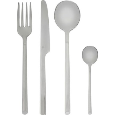 Alessi Clivo Besteckset 24-tlg Silber