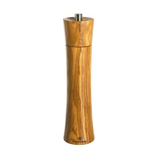 Zassenhaus Frankfurt Olive Wood Χειροκίνητος Μύλος Μπαχαρικών Ξύλινος σε Καφέ Χρώμα 24cm