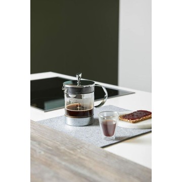 Leopold Vienna Luxe Καφετιέρα Γαλλικού Χειρός Ανοξείδωτη Ασημί 600ml