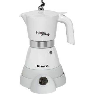 Ariete Moka Ηλεκτρικό Μπρίκι Espresso 2cups 400W Λευκό