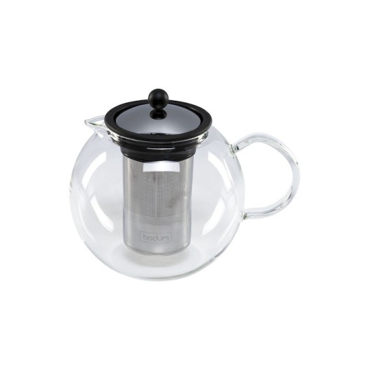 Bodum Assam Τσαγιέρα με Φίλτρο Γυάλινη Ασημί 1500ml