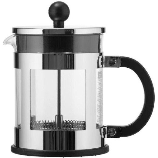Bodum Kenya Καφετιέρα Γαλλικού Χειρός Ανοξείδωτη Ασημί 500ml