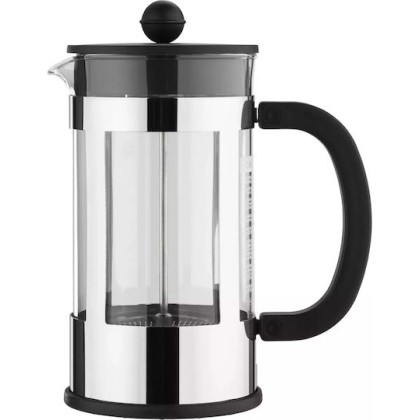 Bodum Kenya Καφετιέρα Γαλλικού Χειρός Ανοξείδωτη Μαύρη 1lt