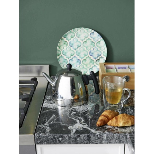 Bredemeijer Classic II Τσαγιέρα Ανοξείδωτη Steel/Black 1200ml