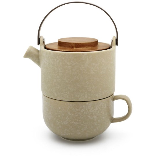 Bredemeijer Umea Τσαγιέρα Πορσελάνης Μπεζ 500ml