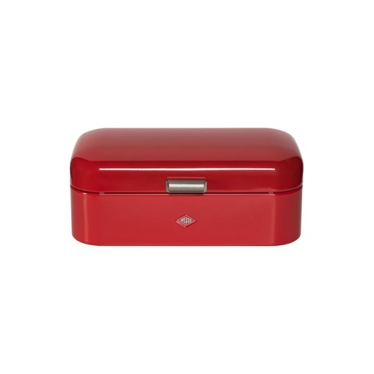 Wesco Ψωμιέρα με Καπάκι Μεταλλική Κόκκινη 17x22x42cm