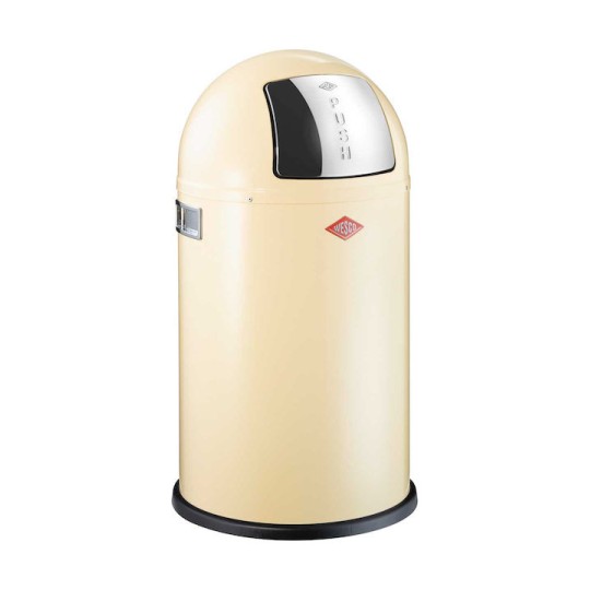 Trash Basket Beige 50l Pushboy Wesco