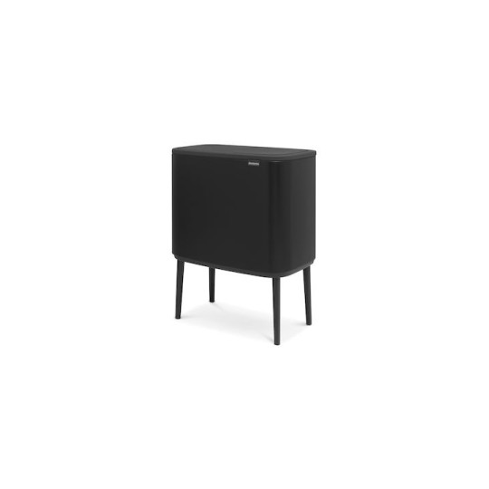 Brabantia Bo Κάδος Απορριμμάτων από Ανοξείδωτο Ατσάλι Matt Black 36lt