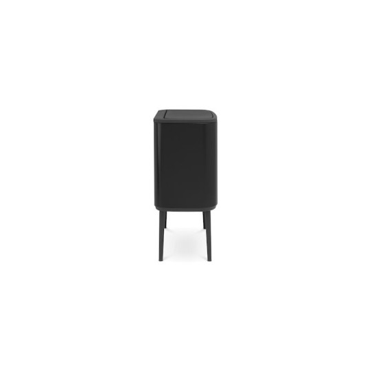 Brabantia Bo Κάδος Απορριμμάτων από Ανοξείδωτο Ατσάλι Matt Black 36lt