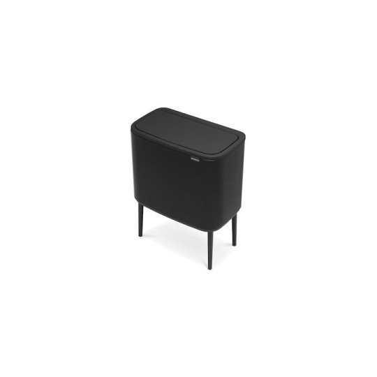 Brabantia Bo Κάδος Απορριμμάτων από Ανοξείδωτο Ατσάλι Matt Black 36lt