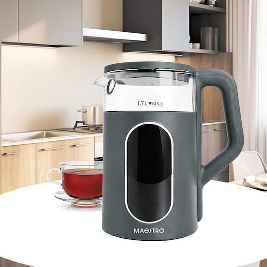 Maestro Βραστήρας 1.7lt 2220W Πράσινος
