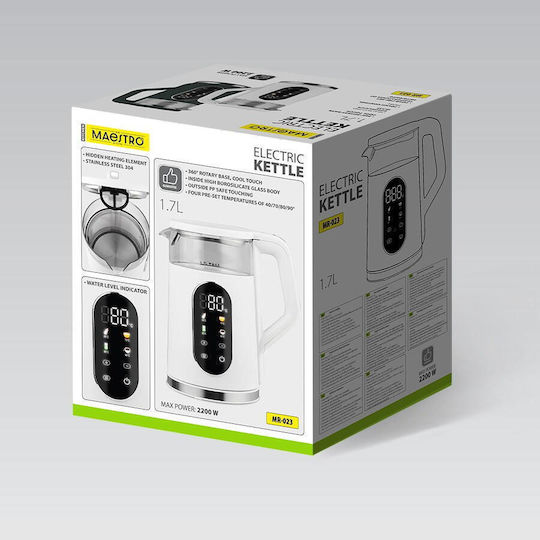 Maestro Βραστήρας 1.7lt 2220W Πράσινος