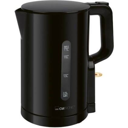 Clatronic Βραστήρας 1.7lt 2200W Μαύρος