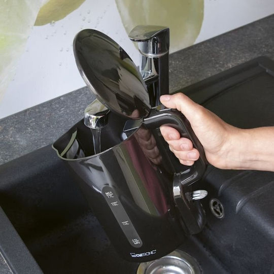 Clatronic Βραστήρας 1.7lt 2200W Μαύρος