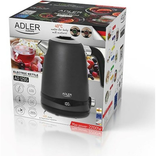 Adler Βραστήρας 1.7lt 2200W Γκρι