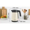 Bosch Βραστήρας 1.7lt 2400W Μπεζ