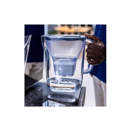 Brita Brita Style Essential Xl Water Filter Jug Dark Blue + 3 X Mx Pro Pure Performance Filters
