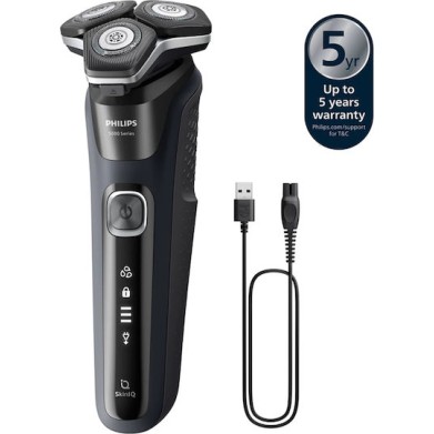 Philips Series 5000 S5898/35 Περιστρεφόμενη Ξυριστική Μηχανή Προσώπου Επαναφορτιζόμενη