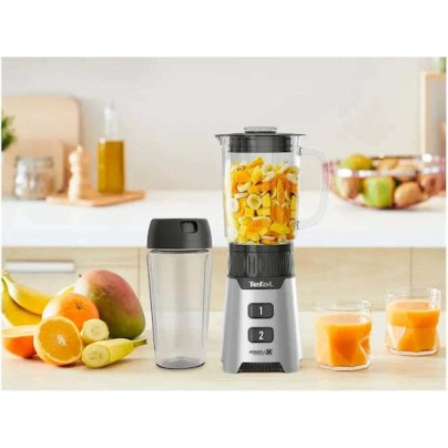 Tefal Minimix Μπλέντερ με Γυάλινη Κανάτα 700 ml 400W Ασημί