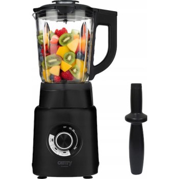 Adler Μπλέντερ με Γυάλινη Κανάτα 1.7 lt 1200W Μαύρο CR 4089