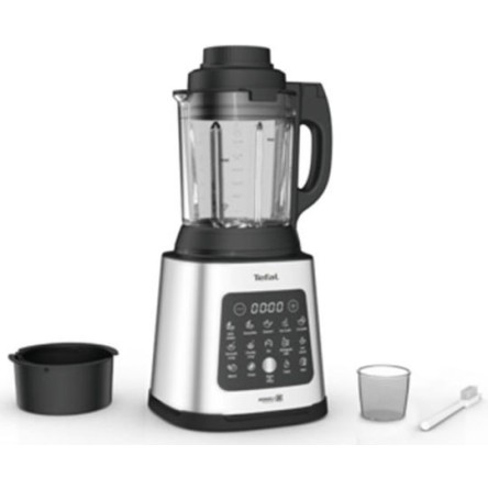 Tefal PerfectMix Cook Μπλέντερ με Γυάλινη Κανάτα 2 lt 1400W Ασημί