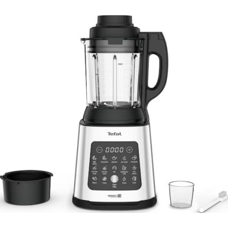 Tefal PerfectMix Cook Μπλέντερ με Γυάλινη Κανάτα 2 lt 1400W Ασημί