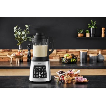 Tefal PerfectMix Cook Μπλέντερ με Γυάλινη Κανάτα 2 lt 1400W Ασημί