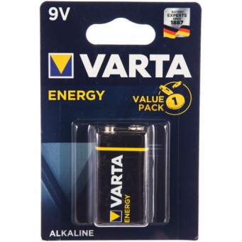 Varta Energy Αλκαλική Μπαταρία 9V 1τμχ