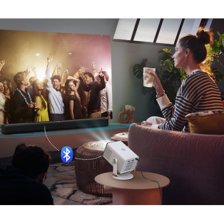 HP MC400 Projector LCD HD Λάμπας LED με Ενσωματωμένα Ηχεία