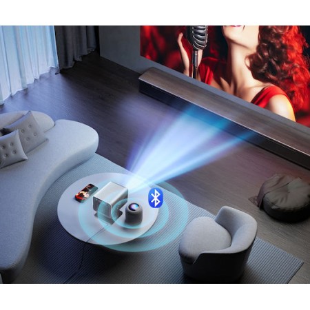 HP MC475 Mini Projector LCD Λάμπας LED με Wi-Fi και Ενσωματωμένα Ηχεία