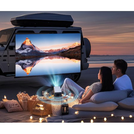 HP MC475 Mini Projector LCD Λάμπας LED με Wi-Fi και Ενσωματωμένα Ηχεία