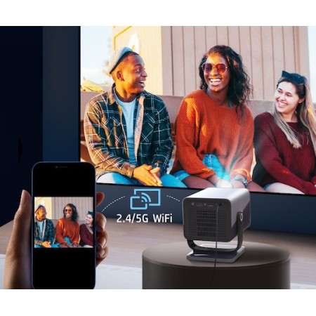 HP MC475 Mini Projector LCD Λάμπας LED με Wi-Fi και Ενσωματωμένα Ηχεία