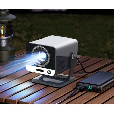 HP MC475 Mini Projector LCD Λάμπας LED με Wi-Fi και Ενσωματωμένα Ηχεία