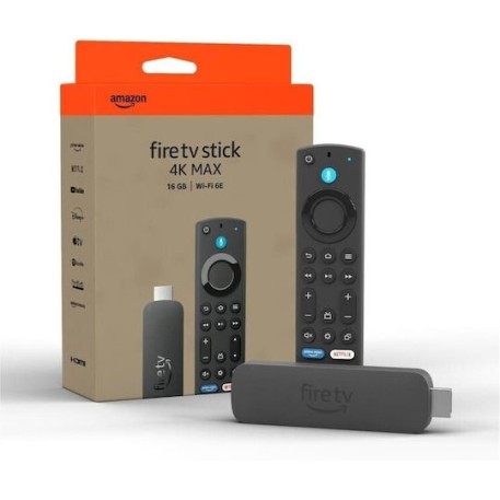 Amazon Smart TV Stick Fire TV Stick 4K Max UHD με Wi-Fi / HDMI και Alexa