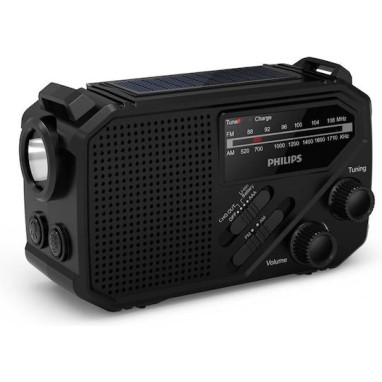 Philips TAR1609/00 Επιτραπέζιο Ραδιόφωνο Μαύρο