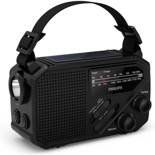 Philips TAR1609/00 Επιτραπέζιο Ραδιόφωνο Μαύρο