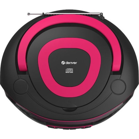 Denver TDB-212 Φορητό Ηχοσύστημα με CD Ροζ