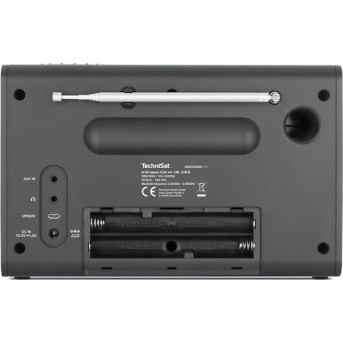 Technisat DigitRadio 217 Φορητό Ραδιόφωνο Ρεύματος / Μπαταρίας DAB+ με Bluetooth Μαύρο