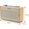 Roberts Rambler Uno Επιτραπέζιο Ραδιόφωνο Ρεύματος DAB+ με Bluetooth Pastel Cream