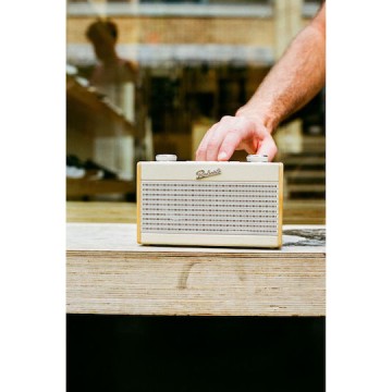 Roberts Rambler Uno Επιτραπέζιο Ραδιόφωνο Ρεύματος DAB+ με Bluetooth Pastel Cream