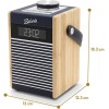 Roberts Rambler Midi Φορητό Ραδιόφωνο Επαναφορτιζόμενο DAB+ με Bluetooth Navy Blue
