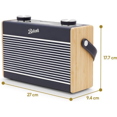 Roberts Rambler Max Φορητό Ραδιόφωνο DAB+ με Bluetooth και USB Navy Blue