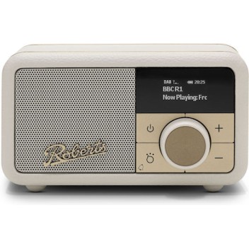 Roberts Revival Petite 2 Φορητό Ραδιόφωνο Επαναφορτιζόμενο DAB+ με Bluetooth Cream