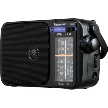 Panasonic RF-2400DEG-K Φορητό Ραδιόφωνο Ρεύματος / Μπαταρίας Μαύρο